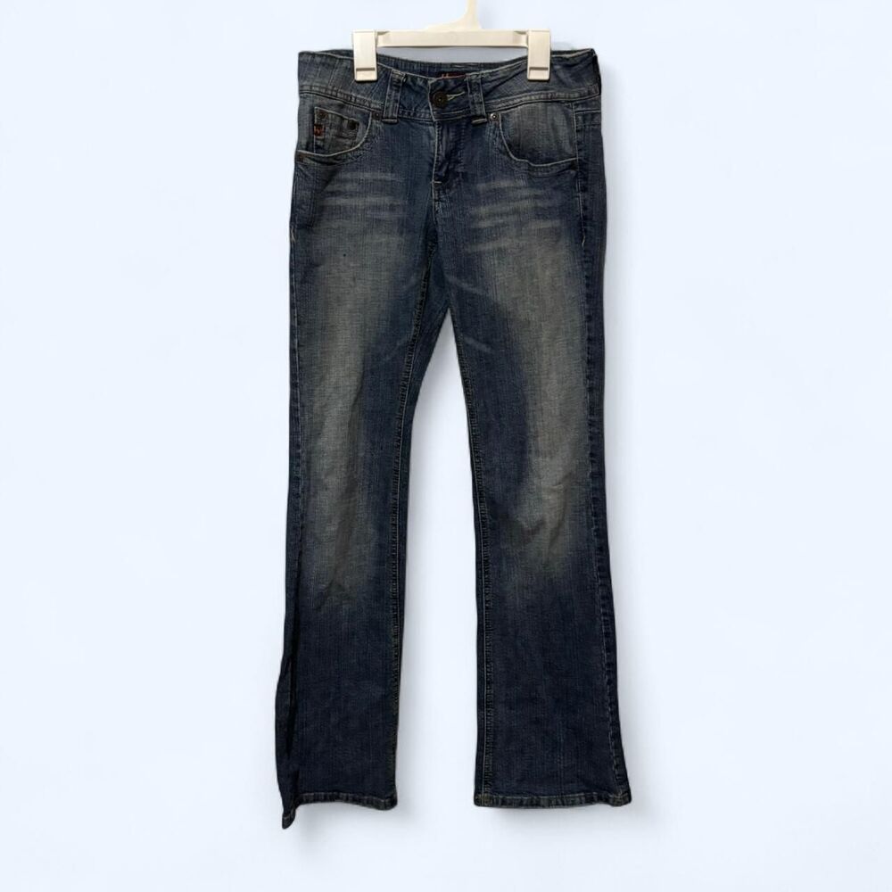 y2K Women's Blue and Navy Hissyfit Jeans 31" waist